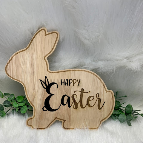 Wooden Bunny Sign