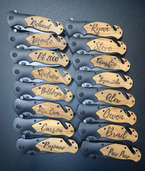 Engraved Pocket Knives